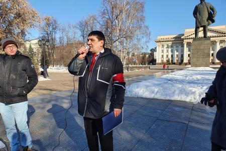 В Тюмени состоялся митинг, посвященный 102-ой годовщине создания Красной Армии