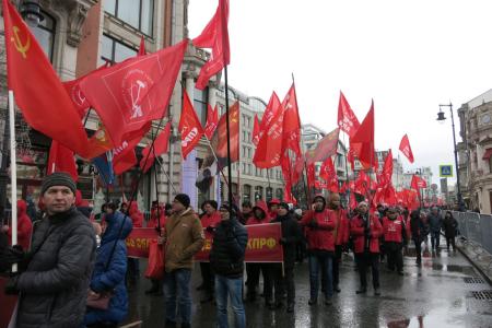 Коммунисты Тамбовской области приняли участие в шествии и митинге в Москве
