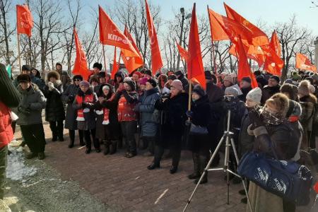 Коммунисты Дальнего Востока отметили 98-ю годовщину Волочаевского боя