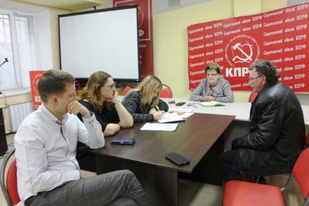 Саратовская область. О.Н. Алимова провела прием граждан