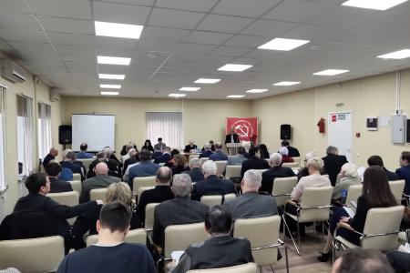Сергей Пантелеев принял участие в работе Пленума Санкт-Петербургского горкома КПРФ 