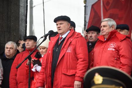 Г.А. Зюганов на митинге в Москве: Настало время новых побед!