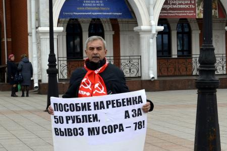 Республика Марий Эл. В Йошкар-Оле прошла серия пикетов