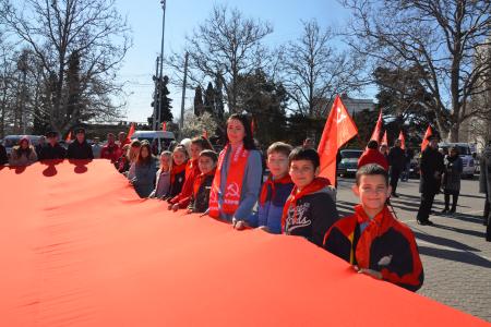 Марш-эстафета "Наша Великая Победа" стартовал в Севастополе