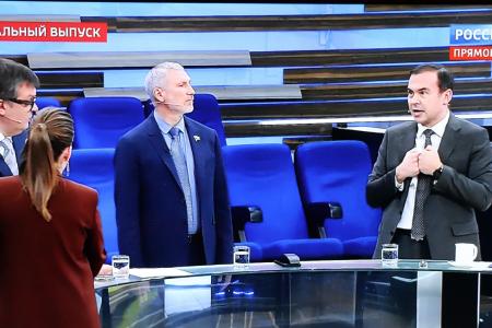 Юрий Афонин в эфире «России-1»: Олигархи должны понять: от общей беды на самолете не улететь
