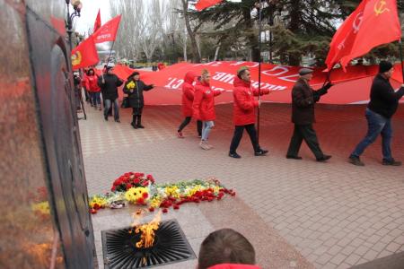 Город воинской славы Феодосия принял марш-эстафету «Наша Великая Победа»