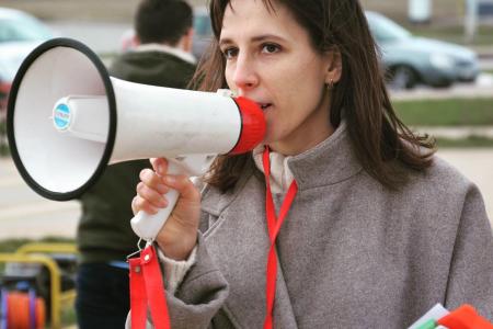 Коммунисты организовали митинг в поселке Разумное Белгородского района