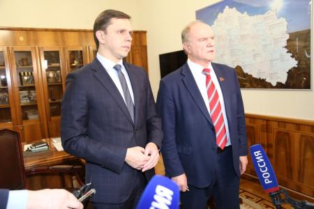 В Орле обсудили вопросы социально-экономического развития и реализации нацпроектов в регионе