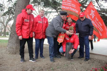 Город воинской славы Феодосия принял марш-эстафету «Наша Великая Победа»