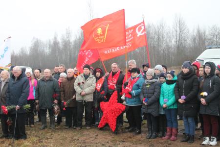 В Псковской области отметили 78-ю годовщину отправки партизанского обоза в осажденный Ленинград