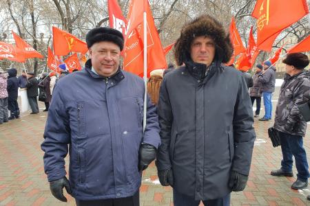 Тюменские коммунисты провели митинг в поддержку Всероссийской акции «За социальную справедливость, за достойную жизнь!»