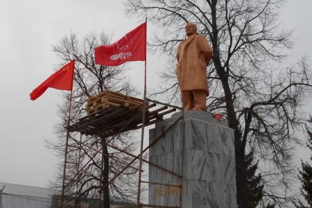 Тамбовская область. В Пичаеве завершён ремонт памятника Ленину 