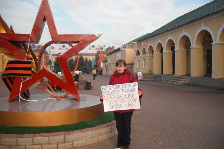 Тамбовская область. КПРФ на пикетах разъясняет позицию нашей партии по текущей политической ситуации
