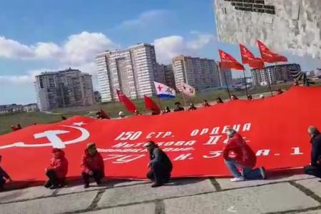 Краснодарский край. Автомарш КПРФ «Наша Великая Победа» прошел через Темрюк и город-герой Новороссийск