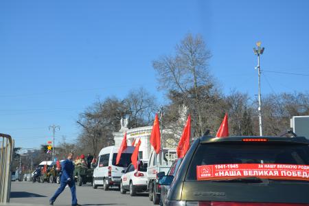 Марш-эстафета "Наша Великая Победа" стартовал в Севастополе