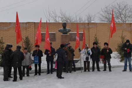 Коммунисты Новосибирска почтили память Иосифа Сталина