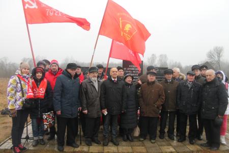 В Псковской области отметили 78-ю годовщину отправки партизанского обоза в осажденный Ленинград