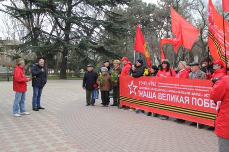 Город воинской славы Феодосия принял марш-эстафету «Наша Великая Победа»
