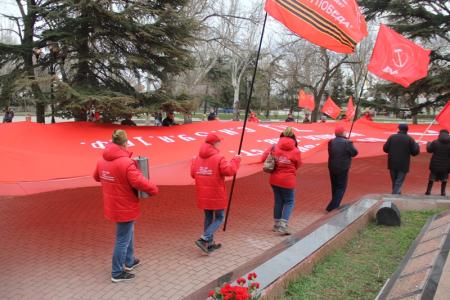 Город воинской славы Феодосия принял марш-эстафету «Наша Великая Победа»