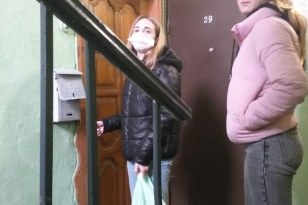 Московская область. Лобненские коммунисты и комсомольцы помогают нуждающимся