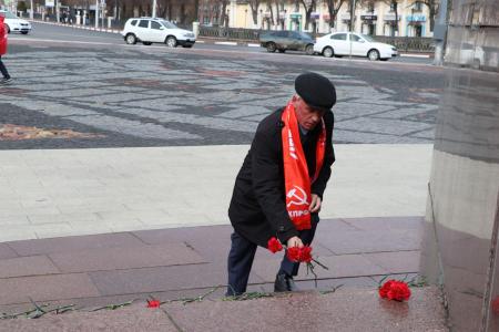 Рязанцы отметили 150-летие со дня рождения вождя Великого Октября В.И. Ленина