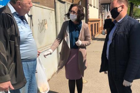 Краснодар. Продолжается помощь коммунистов нуждающимся 