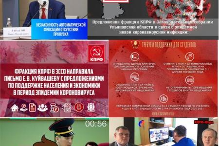 КПРФ и «коронавирусная повестка»: рейтинг вовлеченности региональных отделений партии  за 1-20 апреля 2020 года