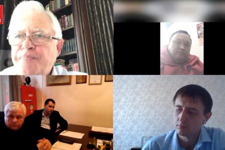 Видеоконференция Центрального Совета СКП-КПСС