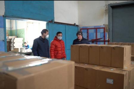 Владимирская область. Коммунисты доставили дезинфицирующие сдедства на "скорую"