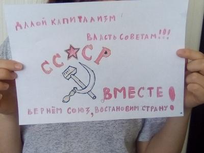 Комсомольцы Новосибирской области «вышли» на пикет во время самоизоляции 