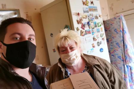 Московская область. Подмосковные коммунисты продолжают помогать незащищенным слоям населения, находящимся в самоизоляции