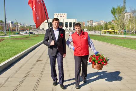 Возложение цветов в Пермском крае