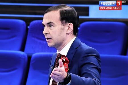 Юрий Афонин в программе «60 минут»: В годы войны более 5 миллионов человек вступили в Компартию и 11 миллионов – в комсомол