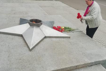 В Тульской области члены КПРФ почтили память героев Великой Отечественной войны в день 75-летия Великой Победы