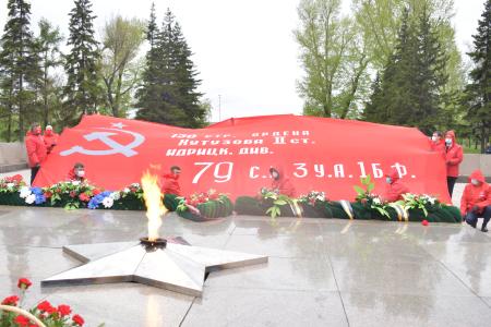 Шествие КПРФ в Иркутске 9 мая
