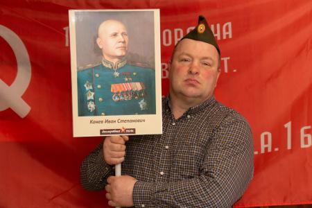 Акция "Ленин-Сталин-Победа" в Архангельской области 