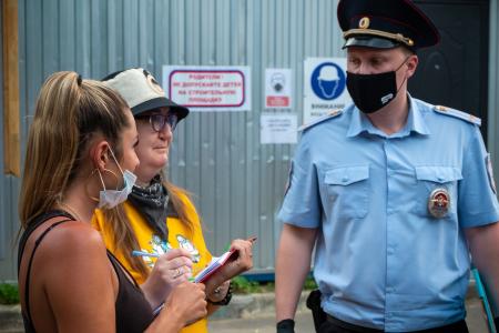 Москва. Медведково. Жители при поддержке КПРФ готовятся к противостоянию с застройщиками