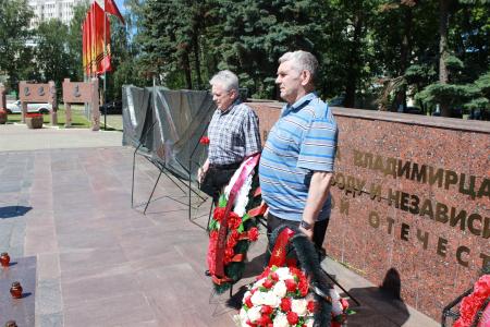Владимирская область. Коммунисты почтили память павших советских воинов