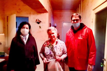 В Калуге прошло поздравление с 75-летием Победы детей войны