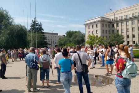 «БГ Иркутск»: «Фургала – в Хабаровск, Левченко – в Иркутск!» – один из лозунгов иркутского протеста сегодня