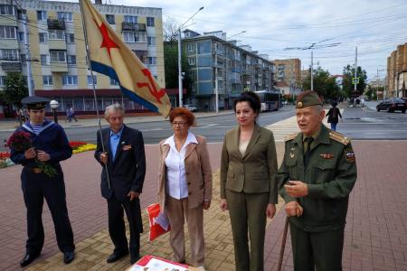 Калужские коммунисты в День Военно-Морского Флота провели чествование ветеранов