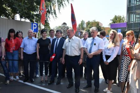 Г.А. Зюганов принял участие в открытии спортивного комплекса на территории совхоза имени Ленина