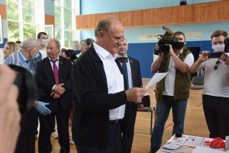 Г.А. Зюганов: «Сегодняшнее голосование имеет принципиальное значение, граждане должны высказать свою волю»