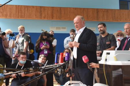 Г.А. Зюганов: «Сегодняшнее голосование имеет принципиальное значение, граждане должны высказать свою волю»