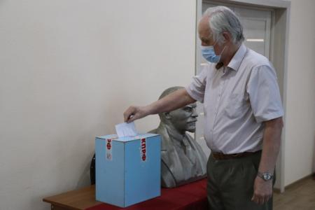 Рязань. Альтернативное голосование КПРФ по поправкам в Конституцию в самом разгаре