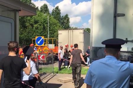 Москва, Бибирево. Народ борется за свою землю!