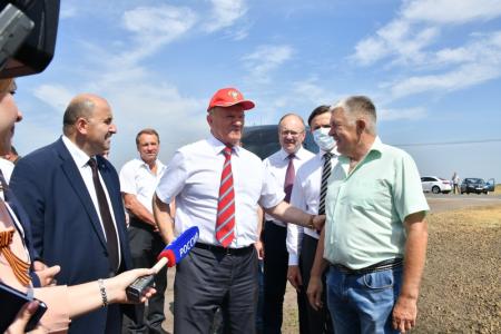 Г.А. Зюганов посетил Знаменский район Орловской области
