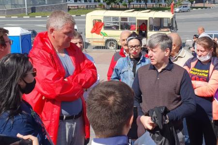 Дмитрий Новиков на акции протеста в Ульяновске: «КПРФ будет наращивать борьбу за честные выборы»