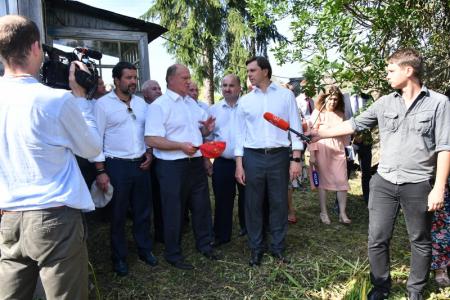 Г.А. Зюганов посетил Знаменский район Орловской области