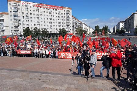Дмитрий Новиков на акции протеста в Ульяновске: «КПРФ будет наращивать борьбу за честные выборы»